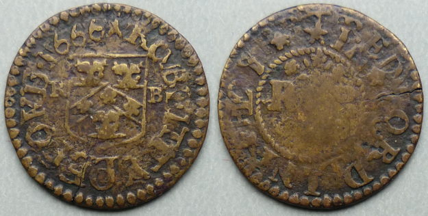 Coventry, Robert Bedford 1666 farthing